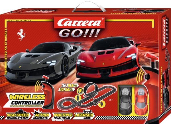 Carrera 20062578, Racerkøretøj og banesæt, Ferrari SF90 XX Stradale, 6 År, Flerfarvet