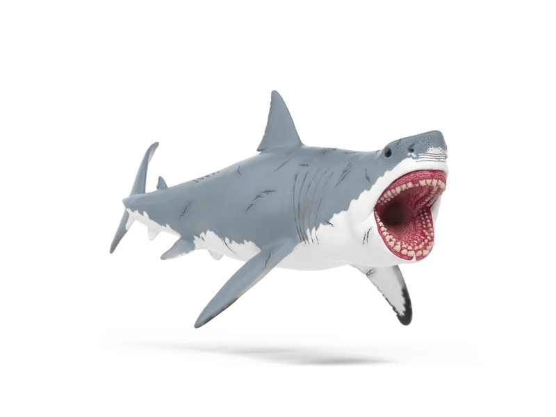 Schleich - Megalodon Haj Figur - 15055