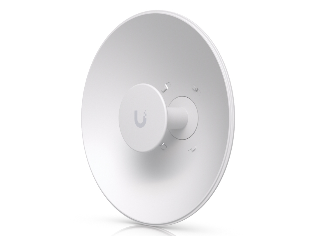 Ubiquiti Uisp Dish Mini, 26 Dbi, 5.15 - 6.875 Ghz, Rp-Sma, Duale Polarisation, 2:1, Weiß