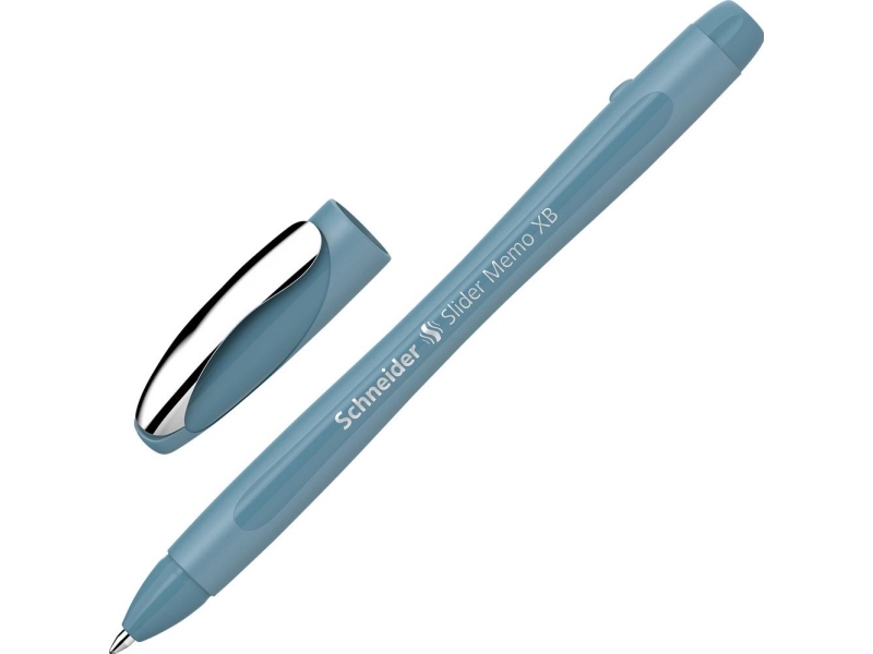 Schneider Schreibgeräte Slider Memo XB teal 150213 Kulspetspenna 0,7 mm Skrivmaskin: Blå N/A 1 st | Skrivredskap - Kulspetspennor & Reservoarpennor - Kulspetspennor utan tryckknapp | GameStuff