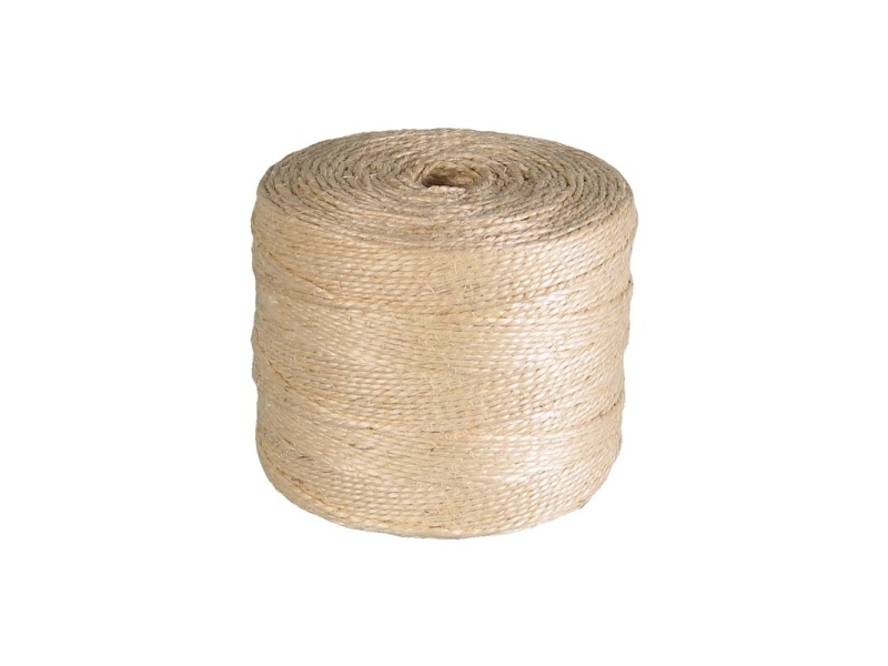 Sisal bindegarn 3/450 280m 2kg Brudstyrke: 150kg