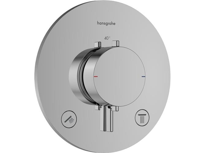 Termostat Comfort m/2 uttag krom | VVS Artiklar - Badrum - Duschset & Tillbehör | GameStuff