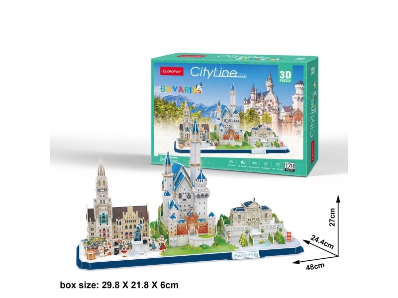 Cubicfun Puzzle 3D Stadtlinie Bayern