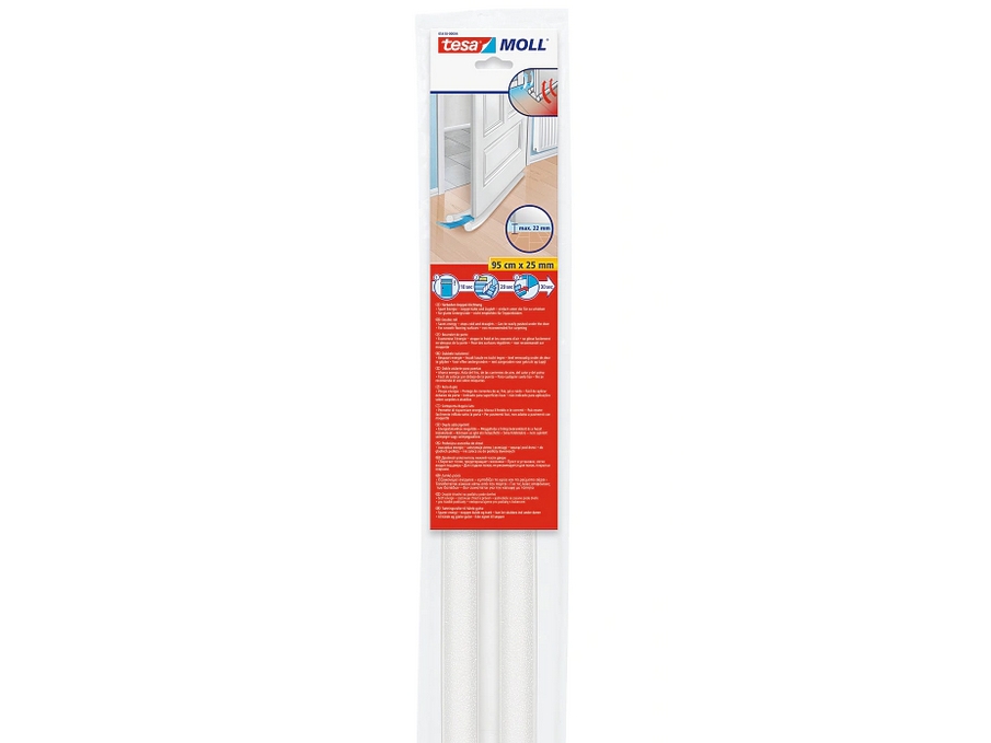 Tesa 05418-00004-02, Tür, Rahmenlos, Unter Der Tür, Weiß, 0,95 M, 25 Mm