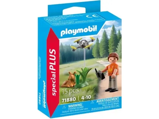 Playmobil Rehkitz Rettung Mit Drohne, Mehrfarbig