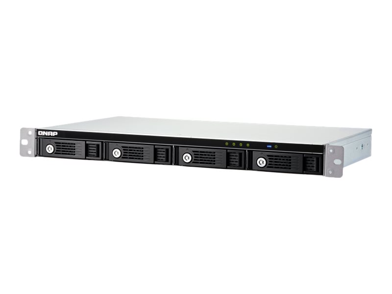 Qnap Tr-004U, Hdd / Ssd-Gehäuse, 2.5/3.5 Zoll, Serial Ata Ii, Serial Ata Iii, 6 Gbit/S, Hot-Swap, Schwarz, Grau