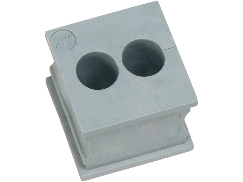 Icotek KT 2/7 Kabelgennemføring slidset Klemme-diameter (max.) 7 mm Elastomer Grå 1 stk