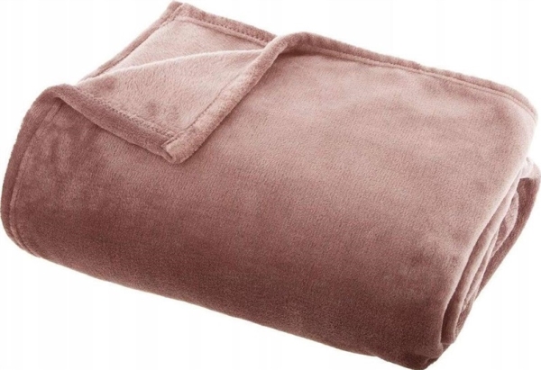 Atmosphera Koc pluszowy FLANEL UNI, 130 x 180 cm, lyserød