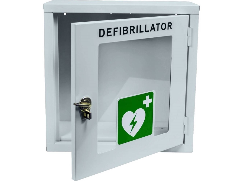 MEDX5 AED-AI-040-AL DEFI-vægkasser Indendør med alarm Hvid Metal