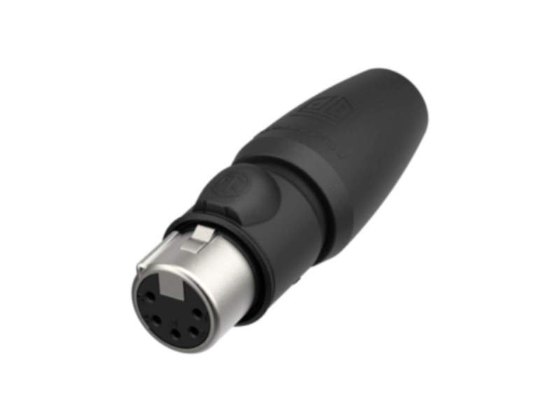 Neutrik Nc5fx1-Top-14 Xlr Stecker Kupplung, Gerade Pinanzahl: 5 Schwarz 1 Stück
