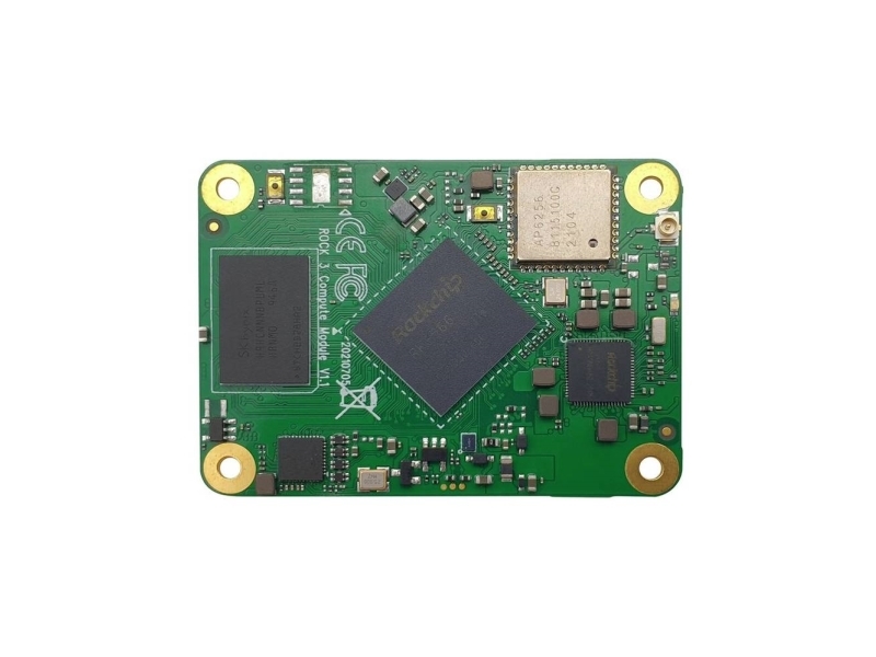 Radxa Cm3 Model A Rock3 Rk3566 Compute Module 8Gb Ram /32Gb Emmc, Wifi+Bt, Rm116-D8e32w2 (Rm116-D8e32w2)
