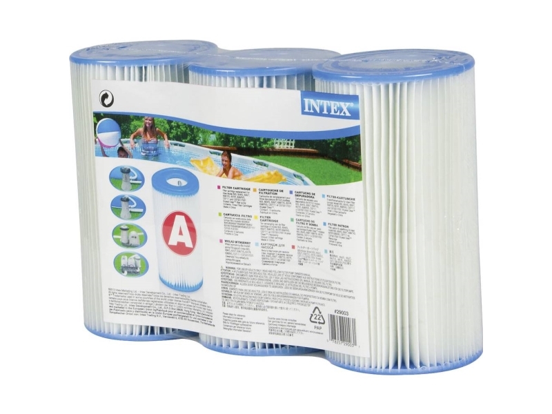 Intex Filter Cartridge Type A Tri Pack