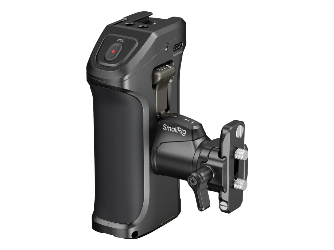 SmallRig 3893, Håndgreb til digitalt kamera, Universel, Sort, Aluminium, Kobber, Silikone, Rustfrit stål, Termoplastisk elastomer (TPE), 85 mm, 56,7 mm