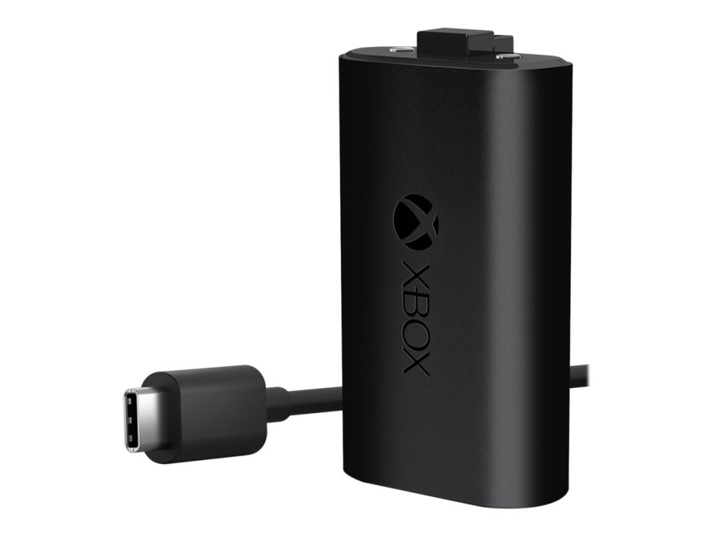 Microsoft Xbox One Play & Charge Kit, Ladesatz, Xbox One, Schwarz, Matt, Microsoft, Xbox One