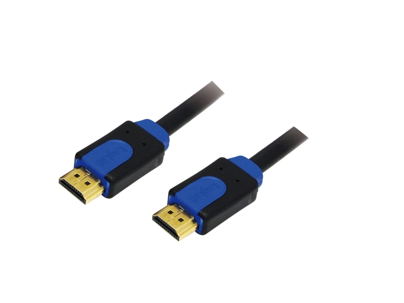 Logilink Hdmi-Kabel Med Høj Hastighed, Med Ethernet-Kabel, 1,0 M Til Overførsel Af Lyd, Video Og Ethernet-Data (Chb1101)
