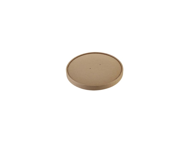 Deckel Ø74 Mm Kraft Pap/Pe Braun, 50 Stk/Ve - (1000 Stk.)