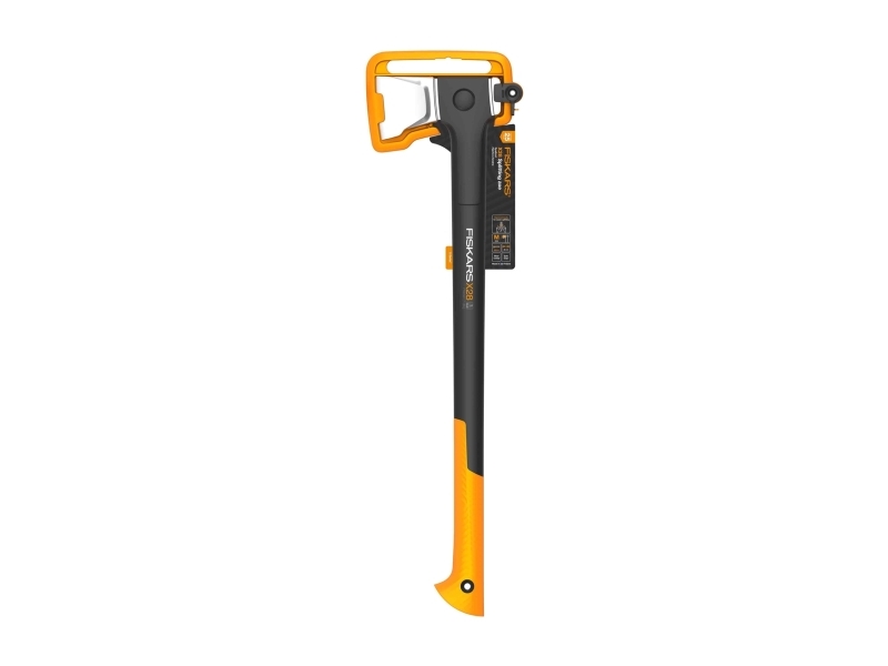 Fiskars X28, Enkelt økse, Flækøkse, 1 stk, Sort, Orange, Stål, 710 mm, 1,77 kg