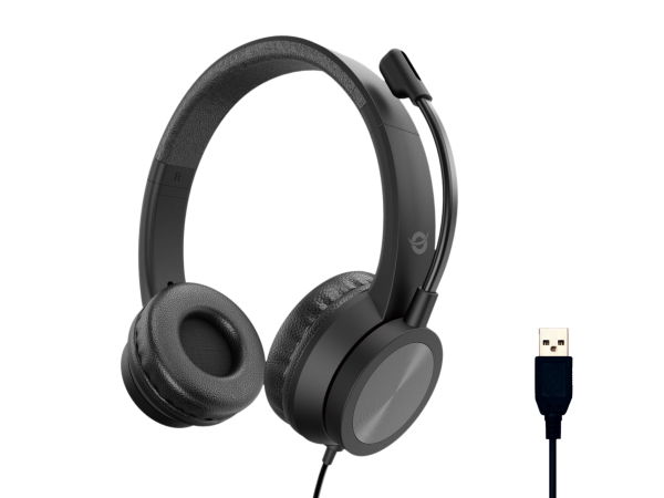 Conceptronic Polona05b, Ledningsført, 20 - 22000 Hz, Business/Everyday, 164 G, Headset, Sort