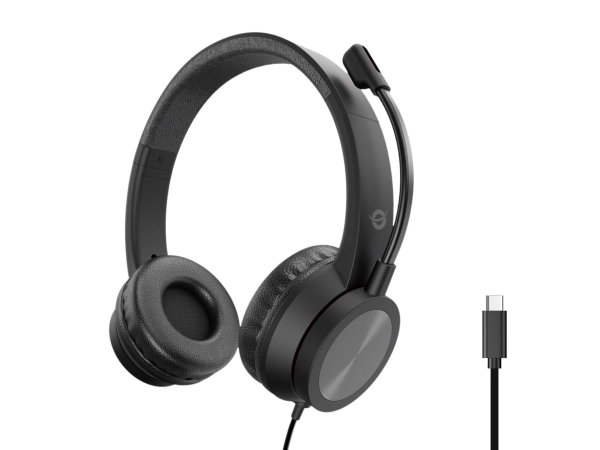 Conceptronic Polona05bc, Ledningsført, Kontor/Callcenter, 20 - 22000 Hz, 165 G, Headset, Sort