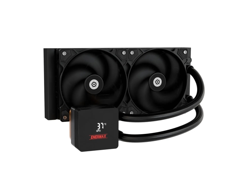 Enermax Elc-Lmiv240-Sf, All-In-One-Flüssigkeitskühler, 12 Cm, Schwarz