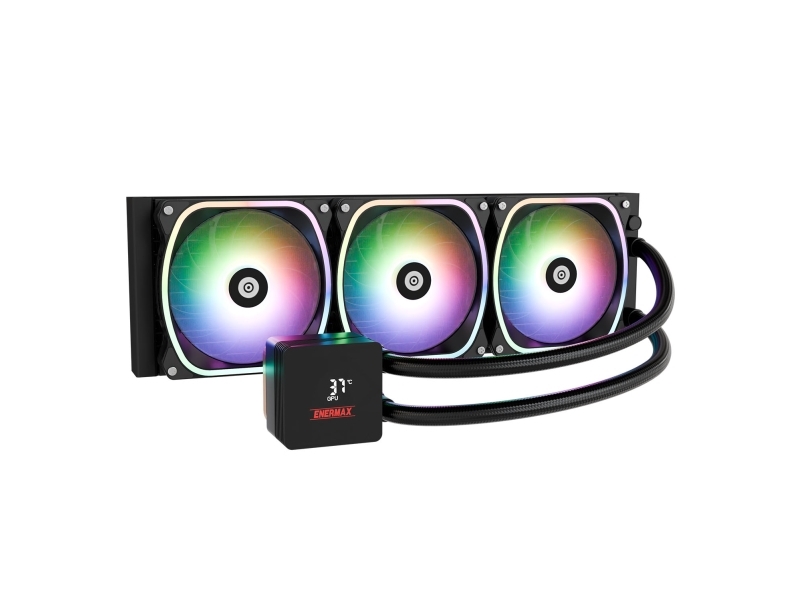 Enermax Aquafusion Ii 360 Mm, All-In-One Liquid Cooler, 12 Cm, Black