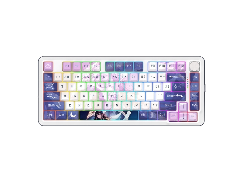 Redragon K681acg-Rgb-Pro Cyrus, Trådløs, Usb + Rf Wireless + Bluetooth, Mekanisk