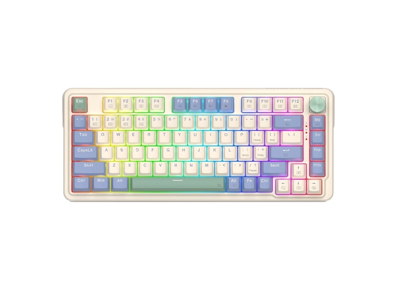 REDRAGON K673CPG-RGB-PRO Ucal Pro keyboard - Gaming Tastatur - Amerikansk engelsk - Hvid