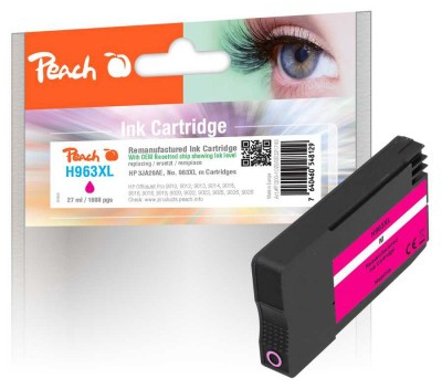 Peach Pi300-1029, Hohe (Xl) Ergiebigkeit, Magenta, 27 Ml, 1 Stück, 1600 Seiten, Einzelpackung