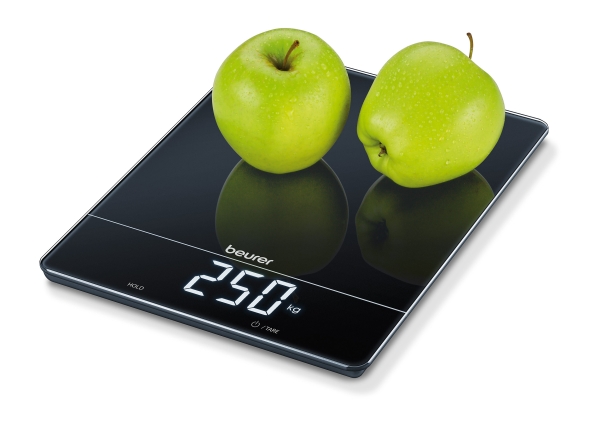 Beurer Ks34 Xl Küchenwaage Schwarz Glas