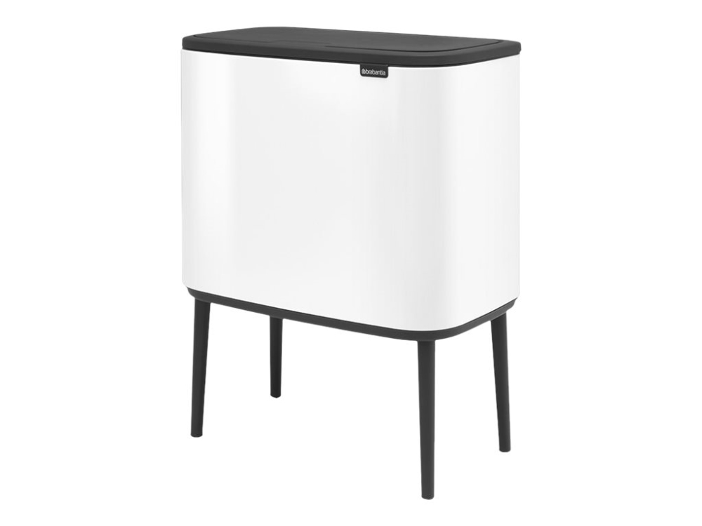 Brabantia Bo Touch Bin - Skraldespand - Fliplåg - 36 L - Hvid