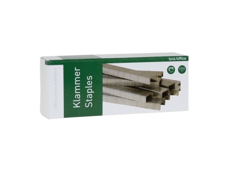 Heftklammern Bnt/Büro 26/6 Verzinkt 1000Stk/Packung