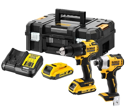 DeWALT DCK2062D2T-QW, Mutterdragare, 1/4, Batteri, 18 V