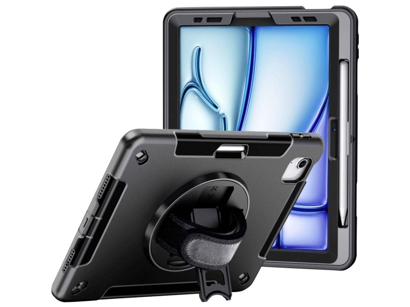 Honju Rugged Tablet-Cover Für Apple Ipad Air 13 (M4, 2026), Ipad Air 13 (M3, 2025), Ipad Air 13 (M2, 2024) 33 Cm (13) Rückseite Grau