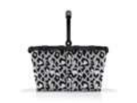 Reisenthel carrybag, Handlekurv, Sort, Hvit, Aluminium, Polyester, 22 l, 480 mm, 280 mm