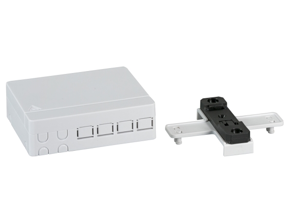 Efb Ftth Innenschalter/Steckdose Din-Schiene/Wand 4Xsc Simplex/Lc Duplex