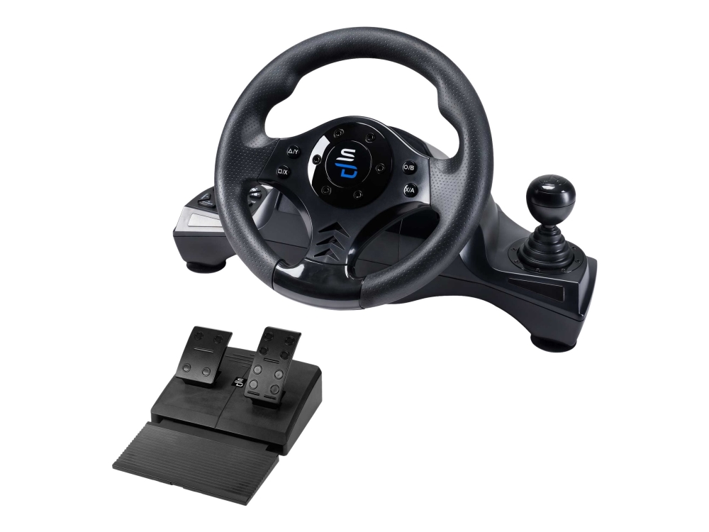 Superdrive Gs750 Drive Pro - Sæt Med Rat, Pedaler Og Håndtag Til Gearskifte - Kablet - For Pc, Microsoft Xbox One, Sony Playstation 4, Microsoft Xbox