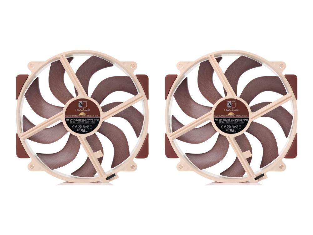 Noctua NF-A14X25R G2 PWM SX2 PP - Fläktsats för system - 140 mm | Datorkomponenter - Kylning & moddning - Chassi fläktar | GameStuff