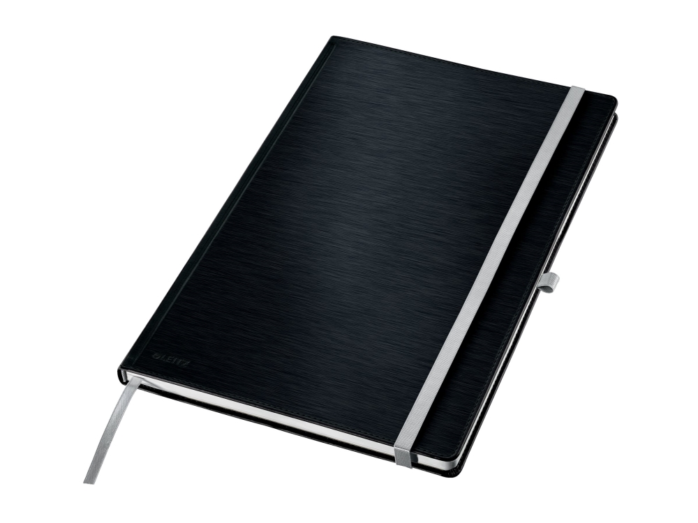 Leitz Style Notesbog A4 Kvadreret Med Hardcover Satin Sort