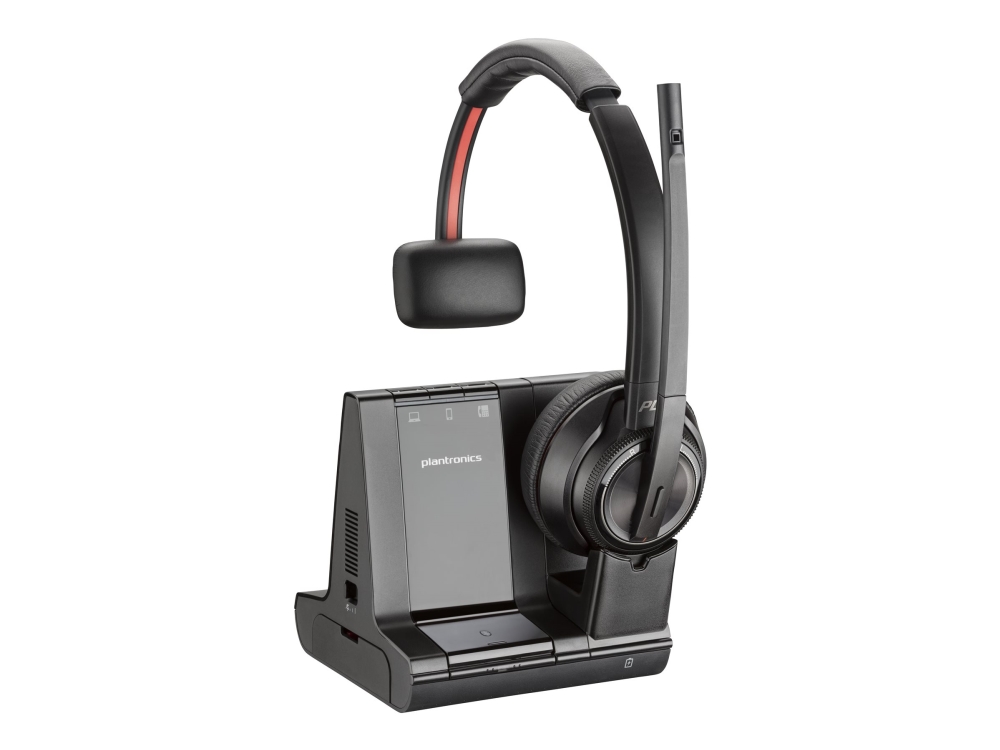 Hp Poly Savi 8210 Office - Savi 8200 Series - Headset - På Øret - Dect / Bluetooth - Trådløs - Aktiv Støjfjerning - Sort - Zoom Certified