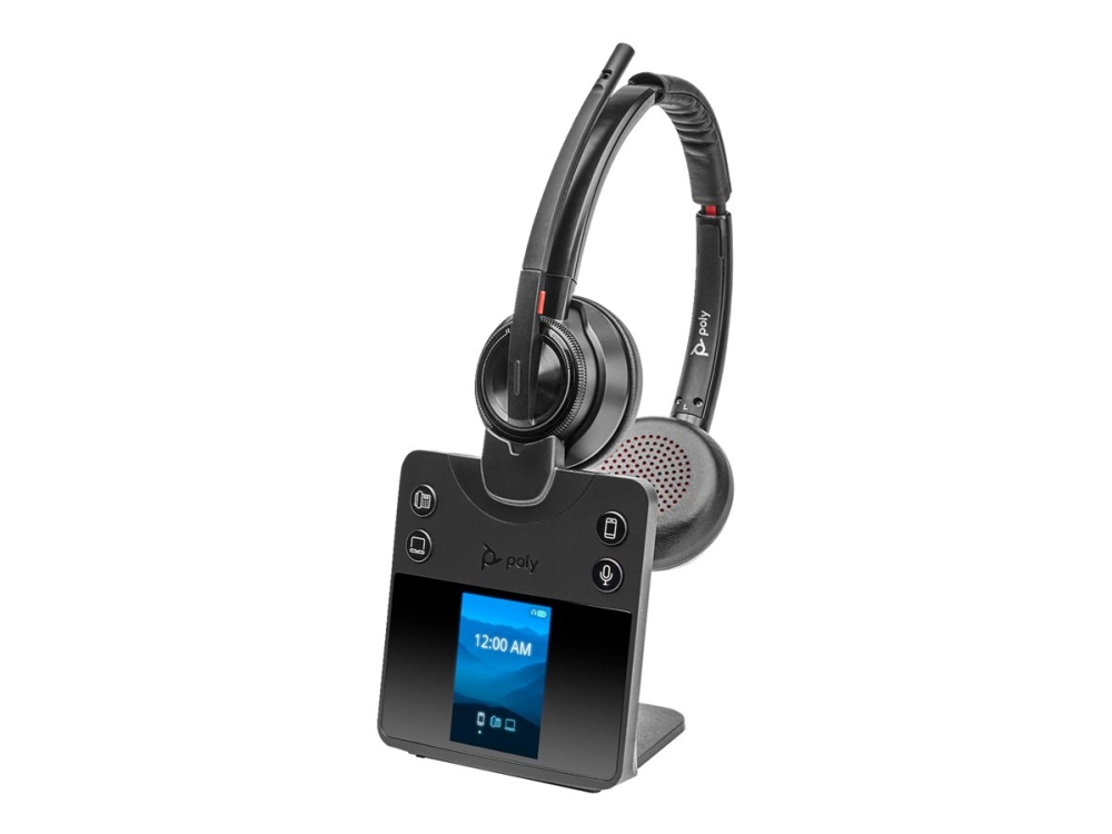 Hp Poly Savi 8420, Kabellos, Büro/Callcenter, 160 G, Kopfhörer, Schwarz