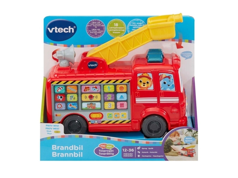 Vtech Rescue Buddies Fire Engine DK/NO | Leksaker - Figurer & Dockor | GameStuff