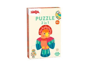 Haba Puzzle 2-In-1 – Parrot, 21 Stück(E), Tiere, 4 Jahr(E)