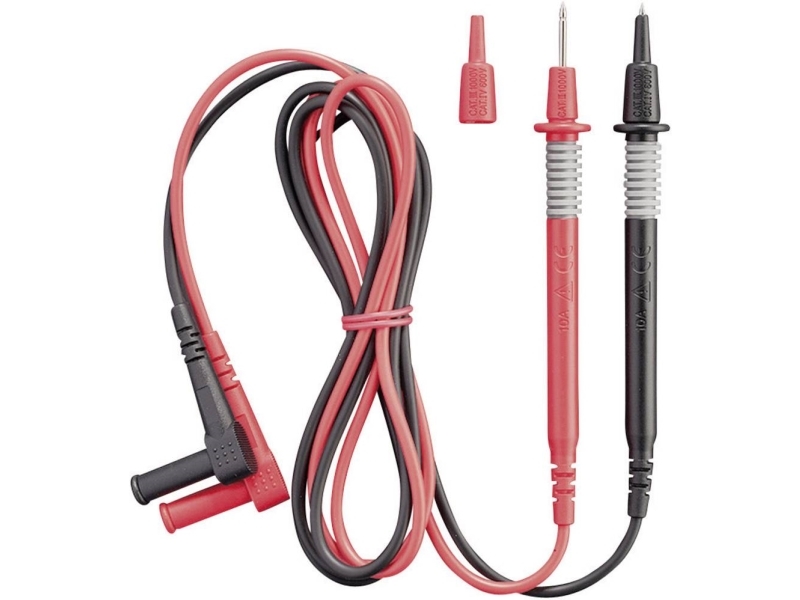 Sicherheits-Messleitungs-Set 1 M Schwarz Rot 044146 (44146)