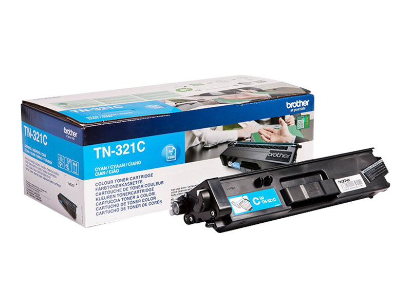 Brother TN321C - Cyan - original - tonerpatron - for Brother DCP-L8400, DCP-L8450, HL-L8250, HL-L8350, MFC-L8650, MFC-L8850