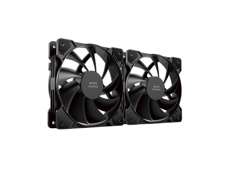 Mars Gaming Mfprox2, Ventilator, 12 Cm, 1200 Rpm, Sort
