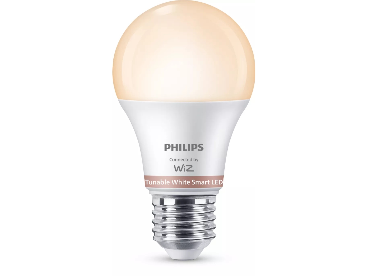 Philips Pære 60 W A60 E27 X 2, Smart Pære, Wi-Fi/Bluetooth, Hvid, E27, A60, 2700 K