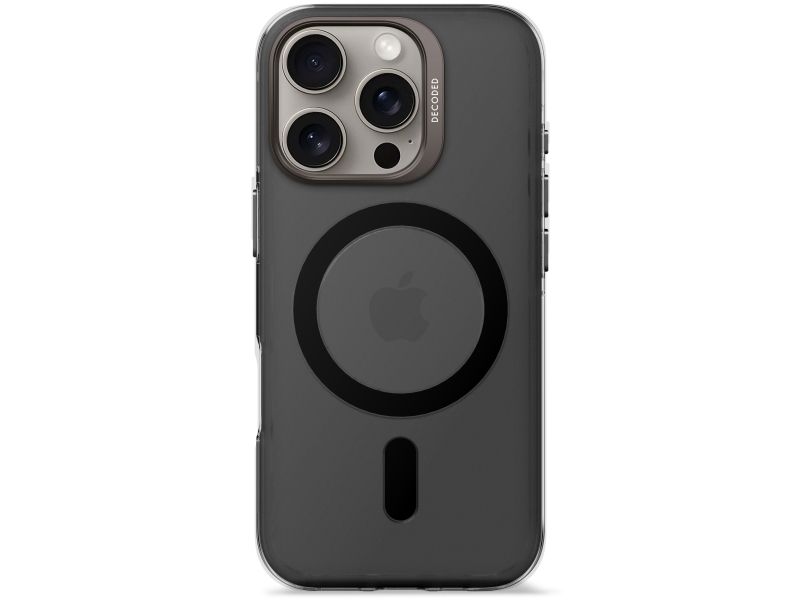 Decoded Clear Case, Cover, Apple, Iphone 16 Pro, 16 Cm (6.3"), Schwarz, Transparent