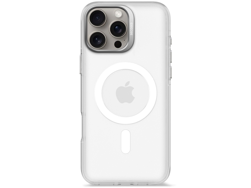 Decoded Clear Case, Cover, Apple, Iphone 16 Pro Max, 17,5 Cm (6.9"), Transparent, Weiß