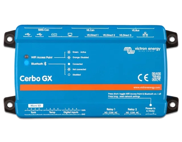 Victron Energy Cerbo GX, 154 mm, 48 mm, 78 mm, -20 - 50 °C, DC, 2,8 W