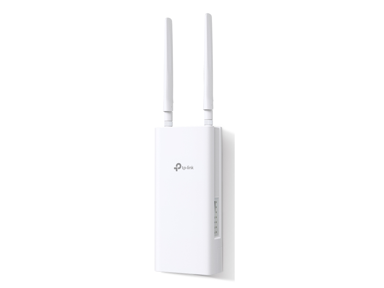 TP-Link TL-MR100-OUTDOOR, Wi-Fi 4 (802.11n), Enkelt band (2,4 GHz), Ethernet LAN, 3G, 4G, Hvid